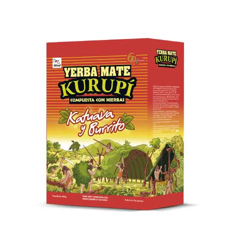 YERBA MATE COMPUESTA KATUAVA Y BURRITO KURUPI 500GR Superseis Online