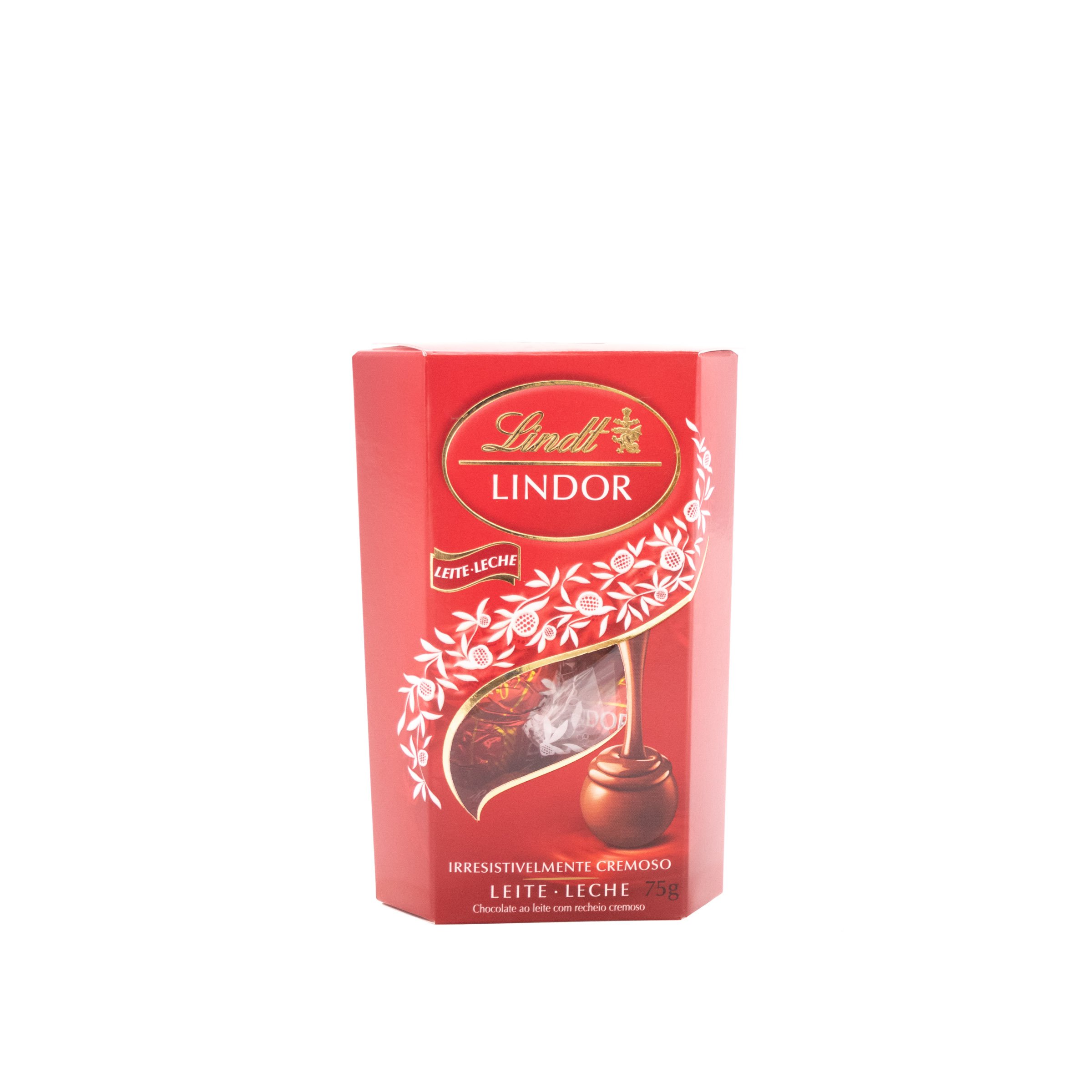 LINDT LINDOR CHOCOLATE CON LECHE CON RELLENO CREMOSO 75 GR Superseis