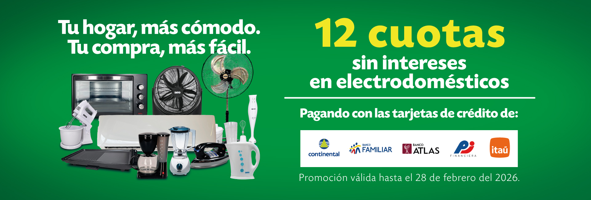 Cuotas sin intereses